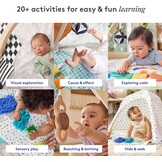 Speelgym & Mat voor baby's, 5 Ontwikkelzones, Houten Boog, 35% Korting