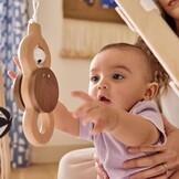 Speelgym & Mat voor baby's, 5 Ontwikkelzones, Houten Boog, 35% Korting