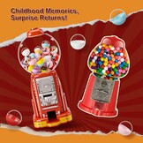 Retro Kauwgomballenautomaat Bouwset - 34% Korting!