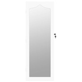 vidaXL Sieradenkast met Spiegel Wandmontage 37,5x10x106 cm Wit - 35% Korting
