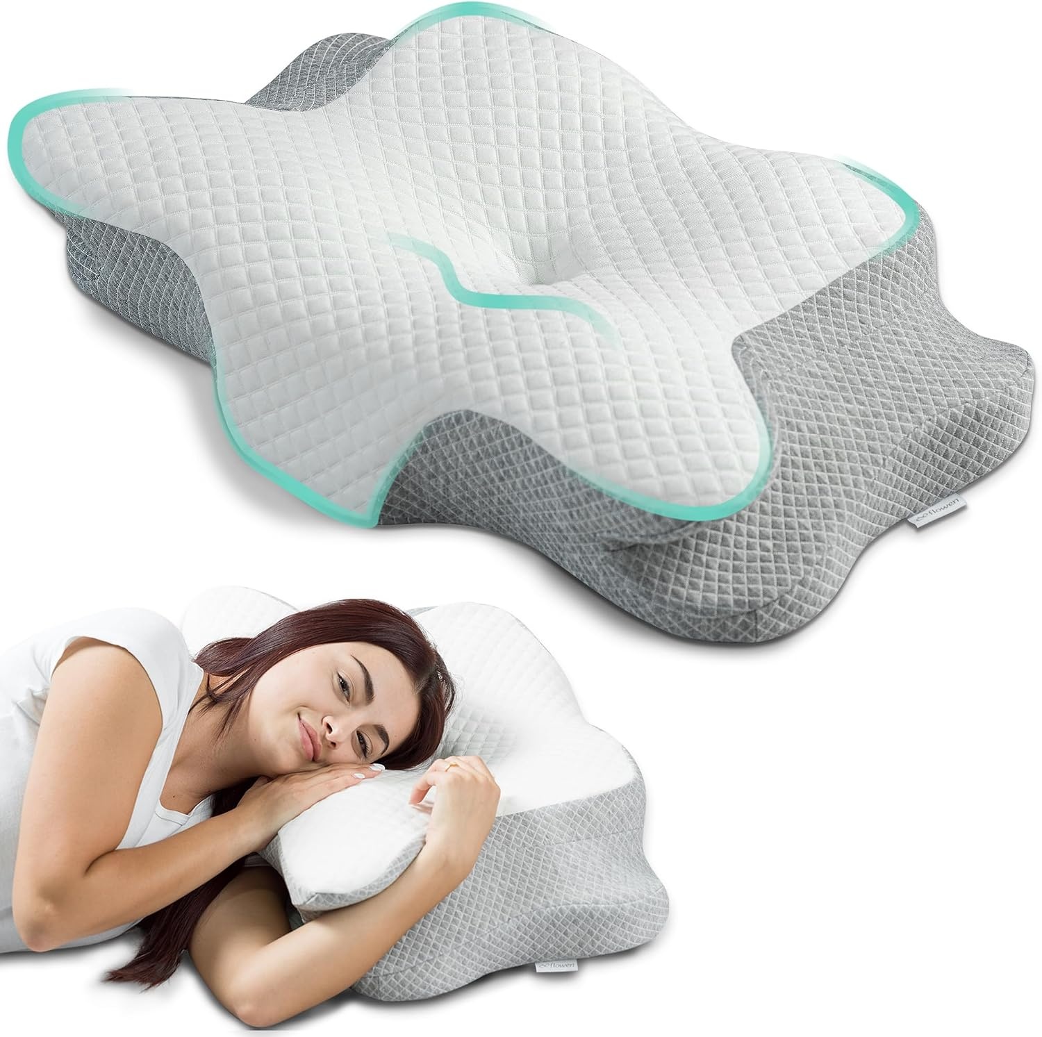 Orthopedisch Nekkussen Traagschuim Ergonomisch Ademend - 34% Korting