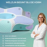 Orthopedisch Nekkussen Traagschuim Ergonomisch Ademend - 34% Korting