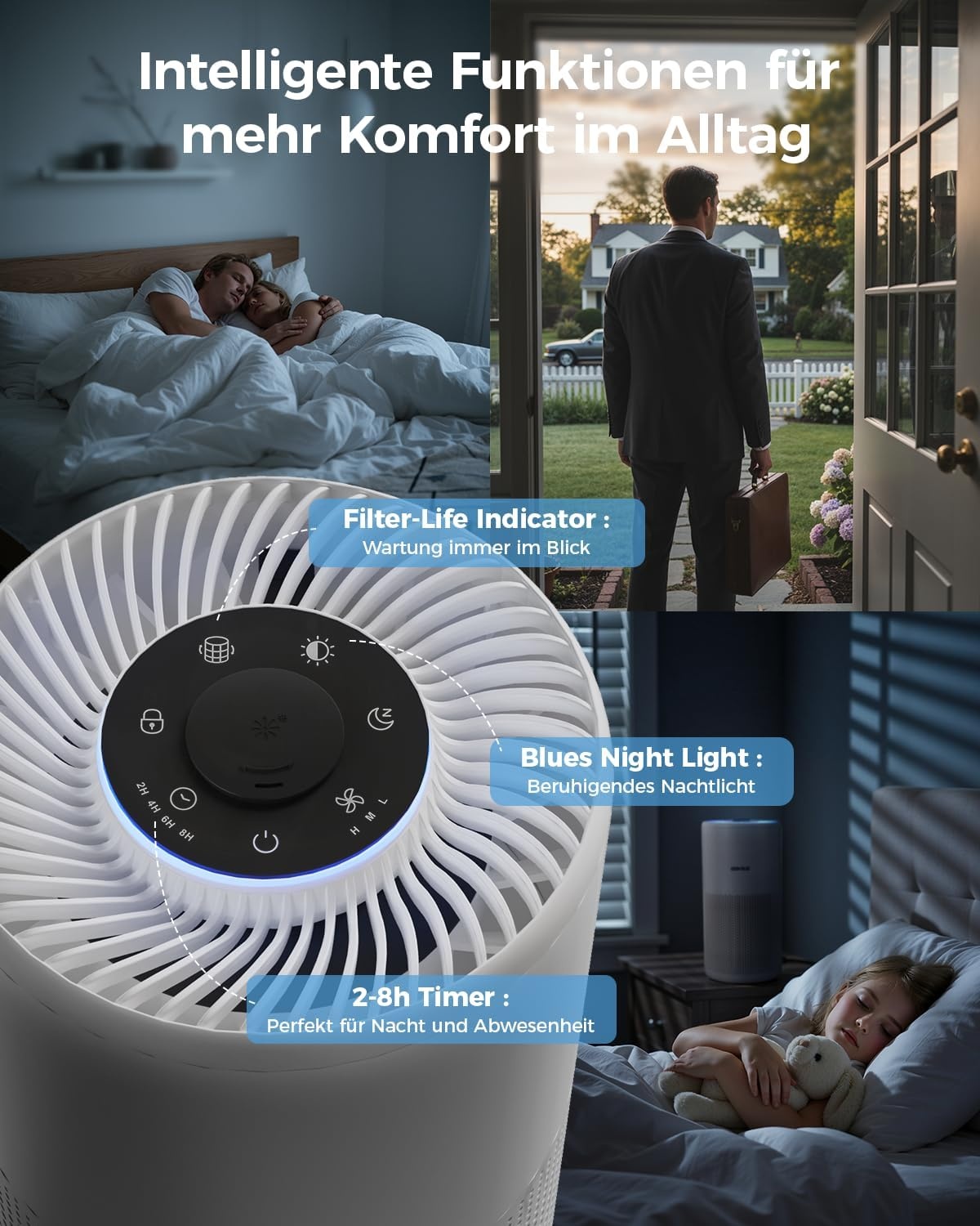 Stil Luchtreiniger H13 HEPA tot 102m² - 34% Korting