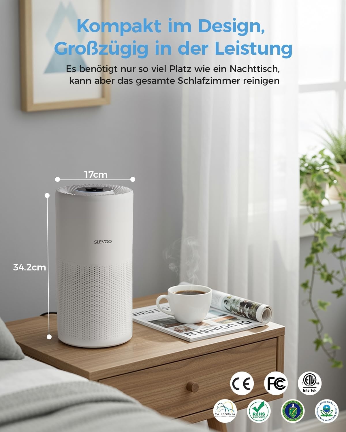 Stil Luchtreiniger H13 HEPA tot 102m² - 34% Korting