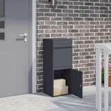 Pakketbox Antraciet Staal 41x38x103 cm - 35% Korting