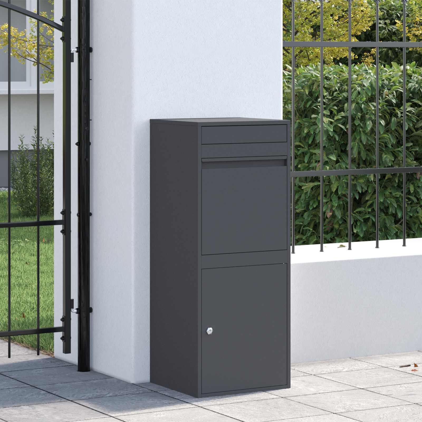 Pakketbox Antraciet Staal 41x38x103 cm - 35% Korting