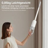 Kabelsteelstofzuiger - 400W, 13.000 Pa Zuigkracht, HEPA-F8, Wit - 32% Korting