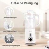 SIMPLUS 3-in-1 Blender & Smoothie Maker, Wit - 34% Korting