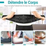 Comfytemp Verwarmingsband Rug (One Size, Zwart) - Draadloos met Massage, 34% Korting!
