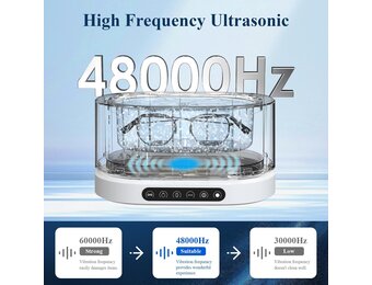 Minthouz Ultrasone Reiniger 500ML - Sieraden, Brillen, Kunstgebitten - 34% Korting