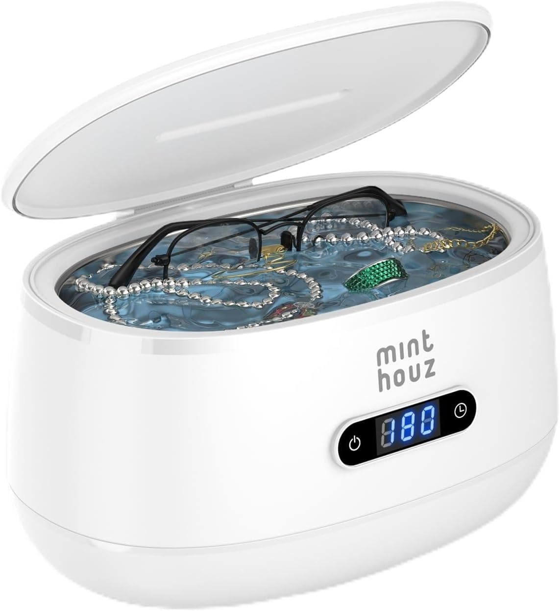 Minthouz Ultrasone Reiniger 500ML - Sieraden, Brillen, Kunstgebitten - 34% Korting