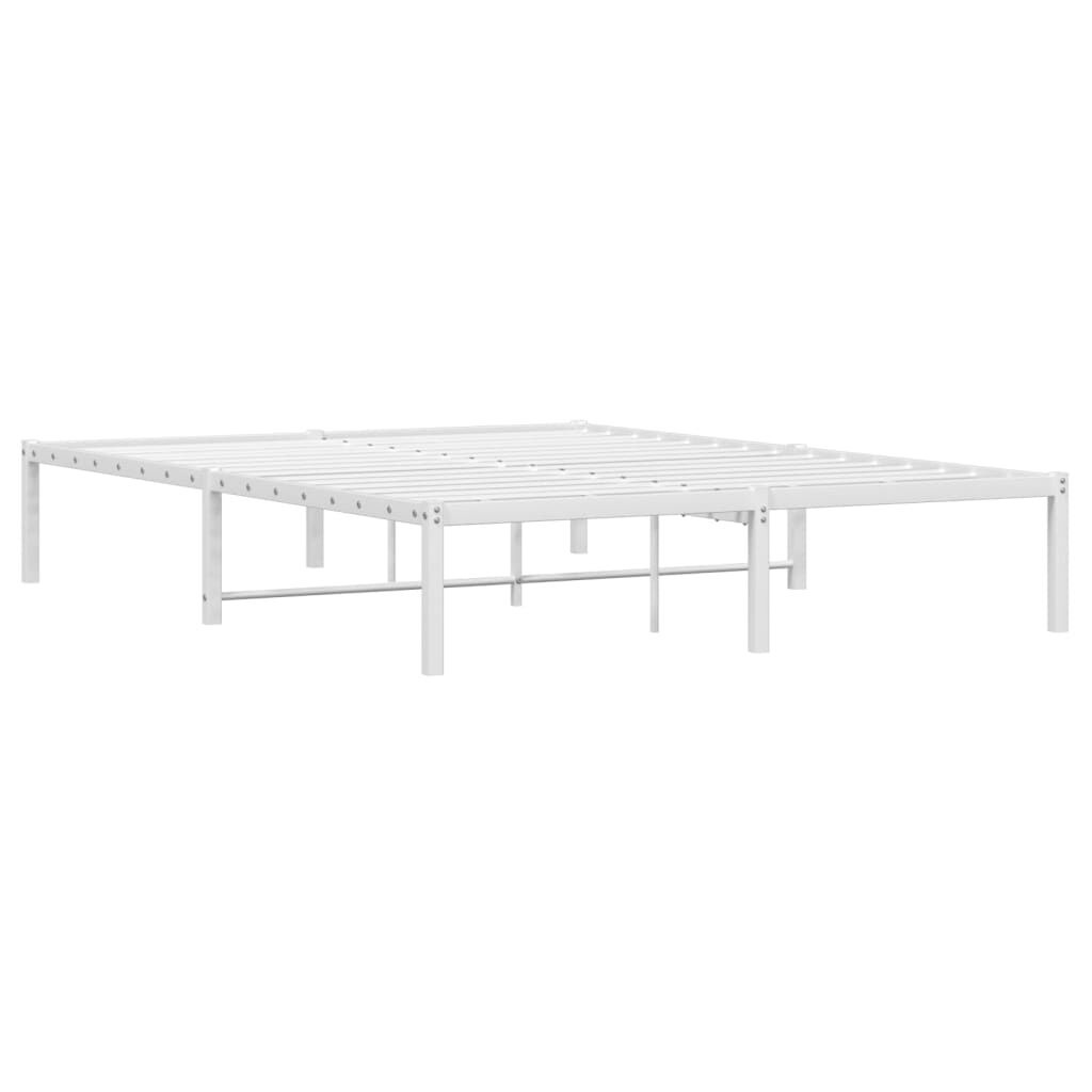 VidaXL Bedframe Metaal Wit 140x190 cm - 34% Korting!