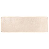 VidaXL Vloerkleed MARSA Crèmekleurig 50x200cm Polyester/PVC - 33% Korting!