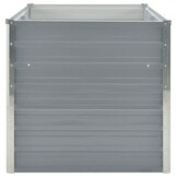 Verhoogde Plantenbak 160x80x77 cm Staal Grijs - 34% Korting!