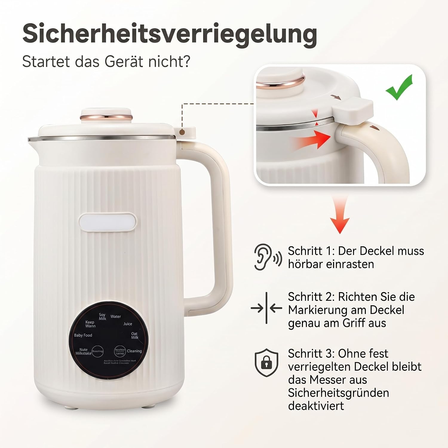 8-in-1 Plantaardige Melkmachine Wit - Maak Zelf Notenmelk en Meer! Nu 34% Korting!