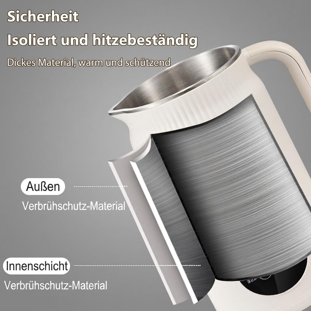 8-in-1 Plantaardige Melkmachine Wit - Maak Zelf Notenmelk en Meer! Nu 34% Korting!