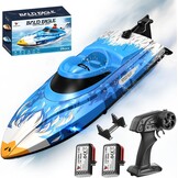 Snelle RC Raceboot 25 km/u - 2 Batterijen & Waterdicht - 34% Korting
