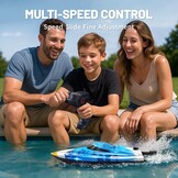 Snelle RC Raceboot 25 km/u - 2 Batterijen & Waterdicht - 34% Korting