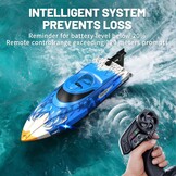 Snelle RC Raceboot 25 km/u - 2 Batterijen & Waterdicht - 34% Korting