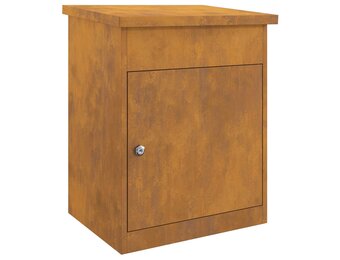 VidaXL Pakketbox Roestig Cortenstaal 44x35x59 cm - 34% Korting