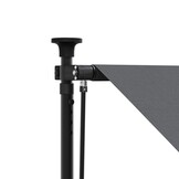 Uittrekbare Luifel 300x150 cm Antraciet - Stof & Staal - 34% Korting