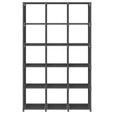 VidaXL Kast met 15 vakken - 103x30x175,5 cm - Stof Grijs - 34% Korting