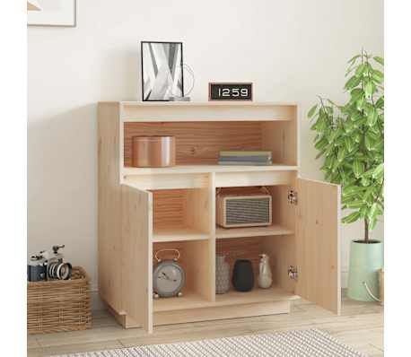 VidaXL Dressoir Grenenhout (70x34x80cm) - 54% Korting
