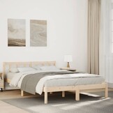 Extra Lang Grenenhouten Bedframe 140x220cm - 35% Korting