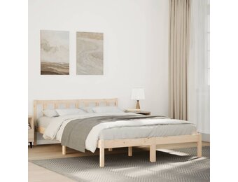Extra Lang Grenenhouten Bedframe 140x220cm - 35% Korting
