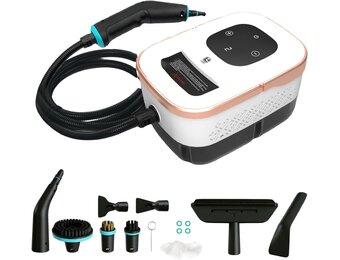 Handheld Stoomreiniger 1500W met 14 Accessoires - 34% Korting