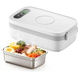 LIROPAU Draadloze Elektrische Lunchbox 1L - Altijd Warme Maaltijd Onderweg (29% Korting)