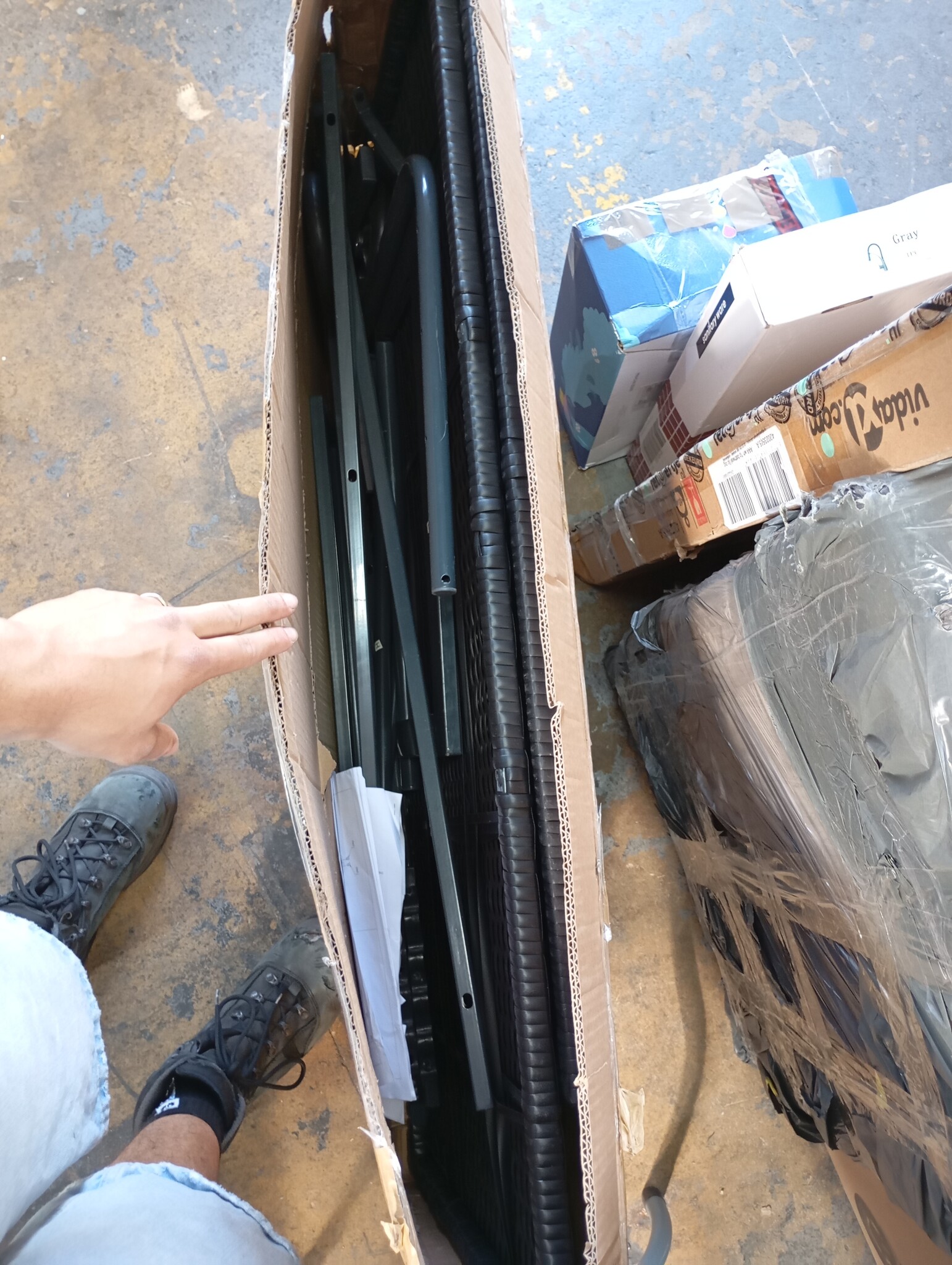 vidaXL Ligstoel Zwart Poly Rattan 60 x 200cm - 59% Korting
