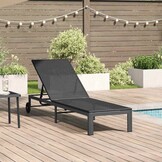 vidaXL Ligstoel Zwart Poly Rattan 60 x 200cm - 59% Korting