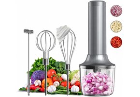 Draadloze Handmixer & Hakmolen 3-in-1 - 51% Korting