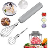 PowCube 3-in-1 Draadloze Mixer & Hakmolen - Grijs - 27% Korting
