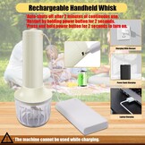 PowCube 3-in-1 Draadloze Mixer & Hakmolen - Grijs - 27% Korting