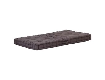vidaXL Palletkussen Katoen Antraciet 120x80 cm - 34% Korting!