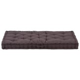 vidaXL Palletkussen Katoen Antraciet 120x80 cm - 34% Korting!