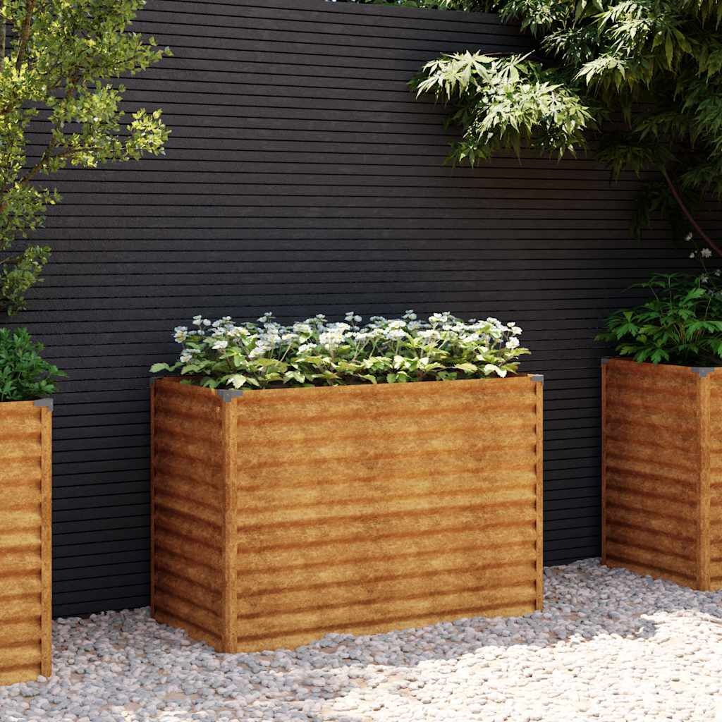 Cortenstaal Plantenbak Verhoogd 100x50x69 cm - 34% Korting