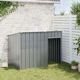 Hondenhok met dak 153x91x110 cm Antraciet - 54% Korting!