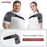 USB-vibratiecompressie-schouderbrace voor rotatormanchet, pijn, bevroren schouder, artritis, trillingsondersteuning, voor mannen en vrouwen