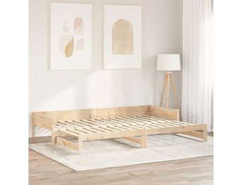 vidaXL Bedlat 32 st Naturel 90 x 6 x 1,3 cm Massief grenenhout