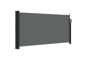 Uittrekbaar Windscherm 100x500cm Antraciet - 54% Korting