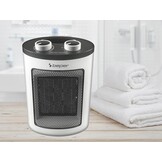 Beper Keramische Ventilatorkachel 1500W - Compacte Elektrische Kachel - Wit/Zwart