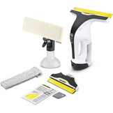 Kärcher Accu-raamzuiger WV 7 Signature Line, batterijduur: 100 min, led-laadstatusindicator, 2 zuigmonden, spuitfles met 2 microvezelhoezen, vuilkrassen, 20 ml raamreiniger-concentraat