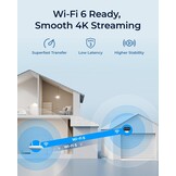 Reolink 4K Solar Beveiligingscamera's Draadloos Buiten, ColorX Nachtzicht, 180° Blindspotvrij Zicht, Wi-Fi 6, Persoon/Voertuig/Dier-Detectie, Argus 4 Pro met Zonnepaneel