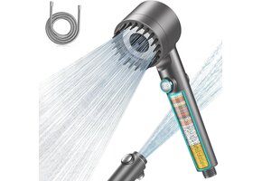 Douchekop met filter & 4 standen - Zuiver water, 64% korting