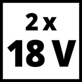 Einhell originele accu-twinpack PXC 18 V 5,2 Ah