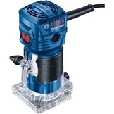 Bosch Professional Randfrees GKF 550 (incl. parallelaanslag, rolgeleiding, grijs, 2x moersleutel (17mm, 10 mm), in doos)