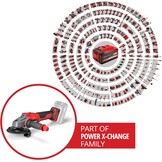Einhell Professional accu-haakse slijper AXXIO 18/125 - Maat Diameter 125 mm